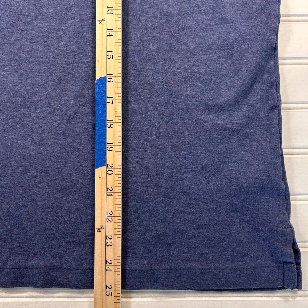 Polo Ralph Lauren Classic Fit Mesh Polo Short Slv Shirt Mens M Blue Gray Heather